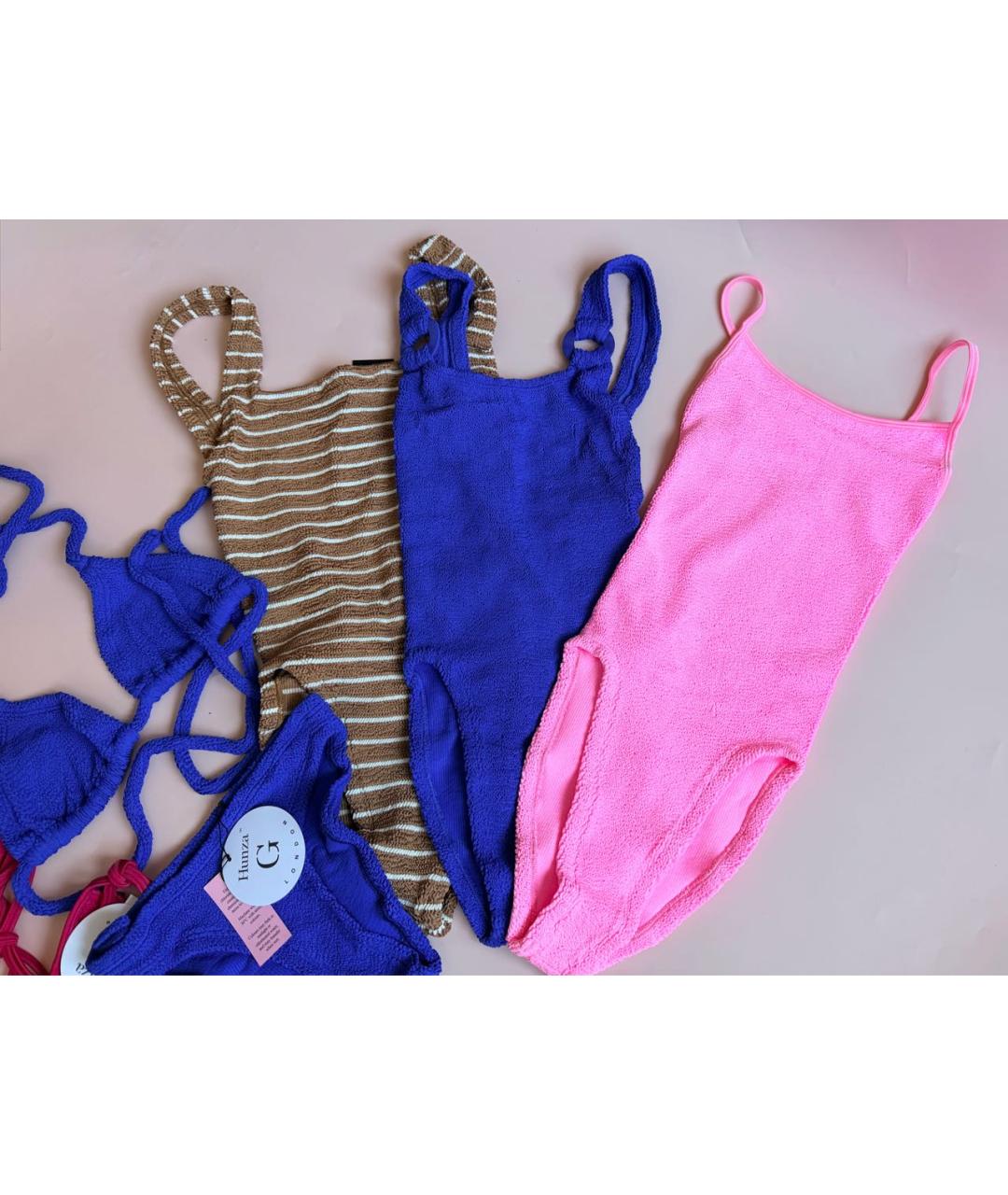 HUNZA G Розовый купальник, фото 8