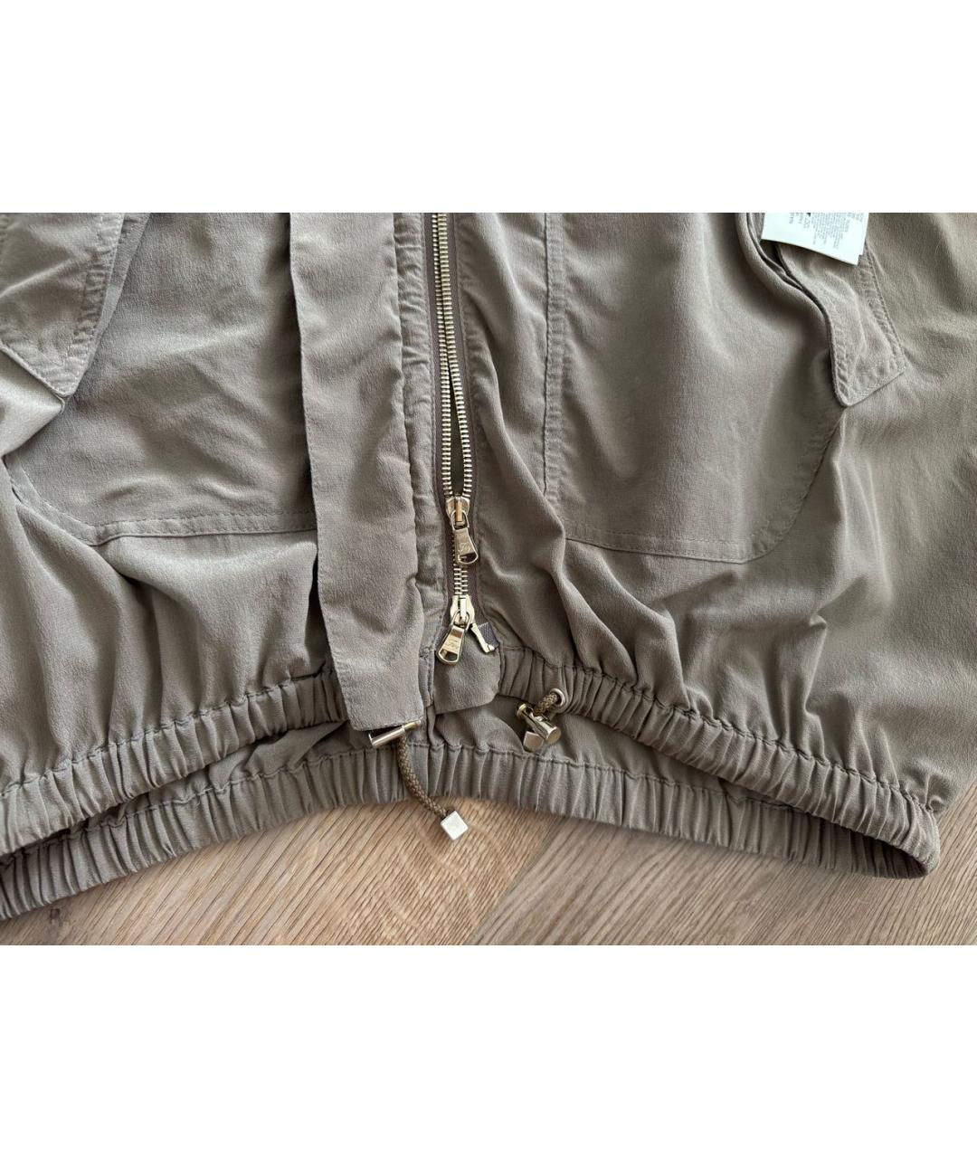 FAY Коричневый шелковый кардиган, фото 7