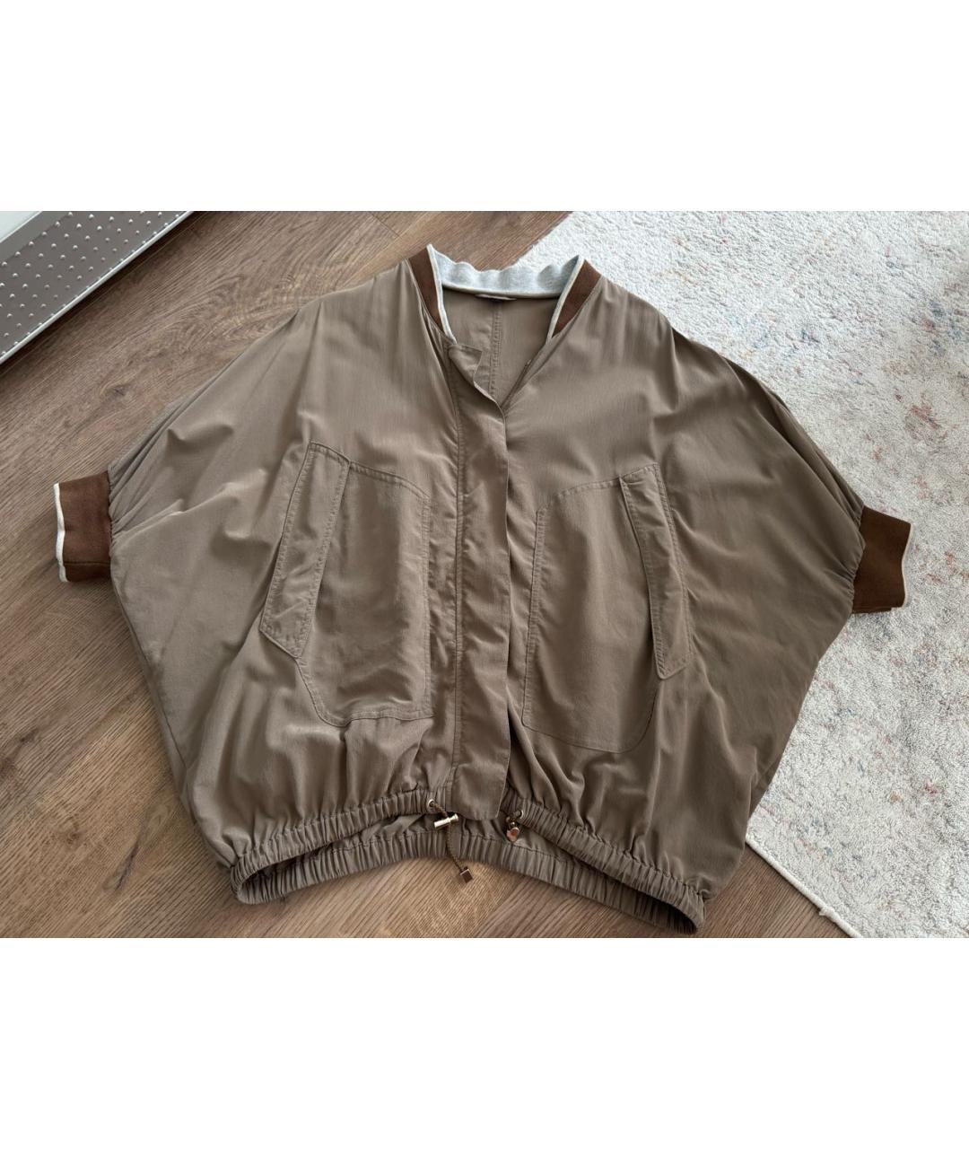 FAY Коричневый шелковый кардиган, фото 8