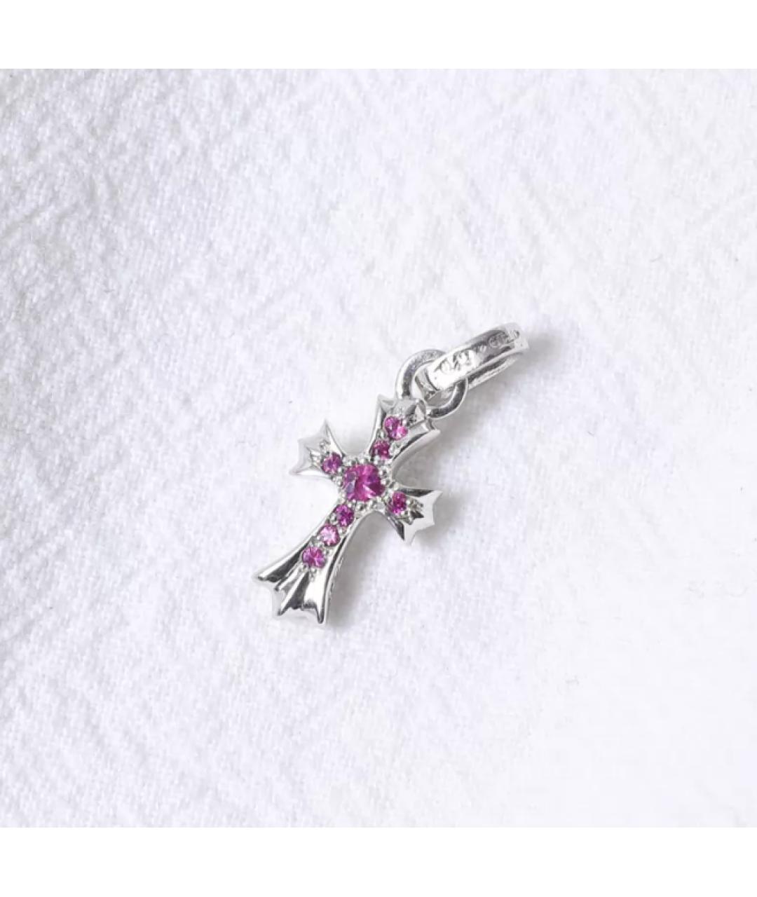 CHROME HEARTS Серебряная подвеска из белого золота, фото 4