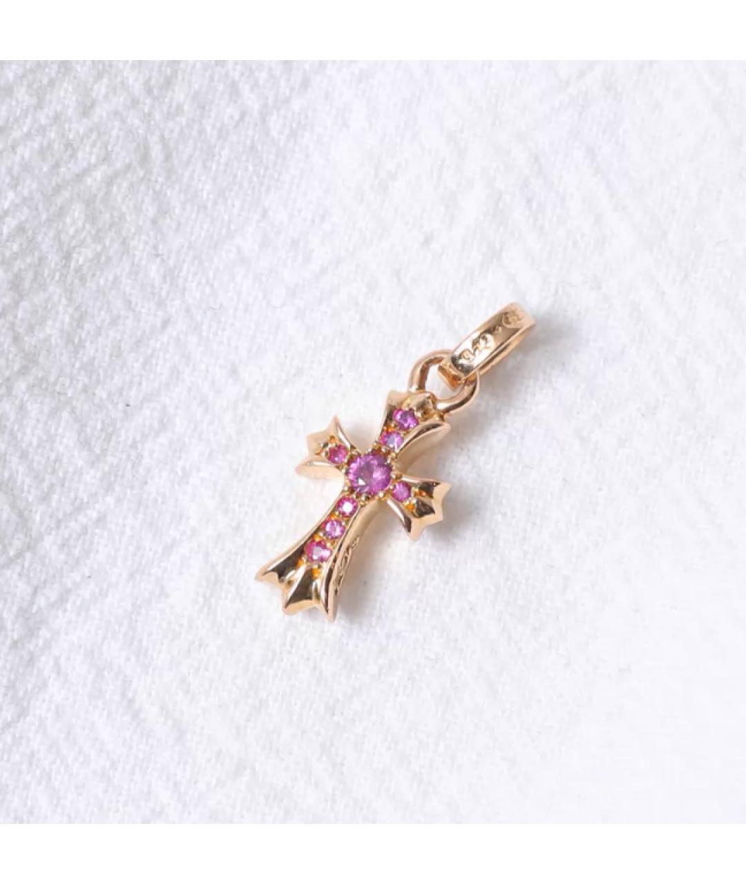 CHROME HEARTS Золотая подвеска из розового золота, фото 3