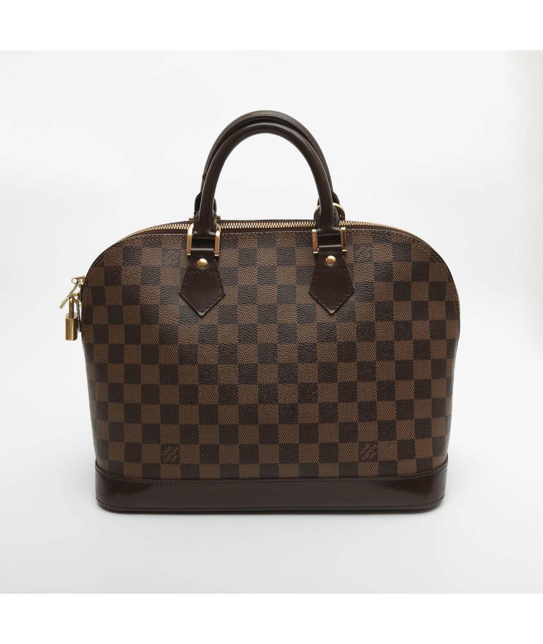 LOUIS VUITTON Коричневая сумка тоут, фото 9