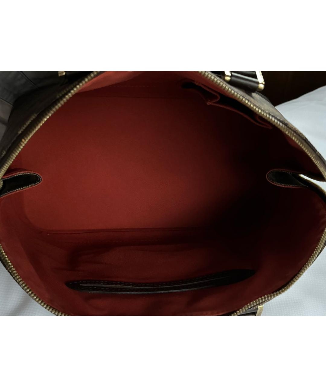 LOUIS VUITTON Коричневая сумка тоут, фото 6