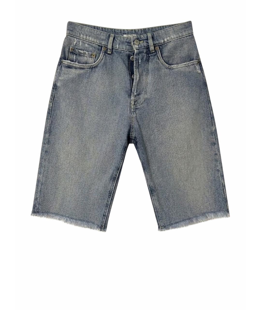 MIU MIU Голубые хлопковые шорты, фото 1