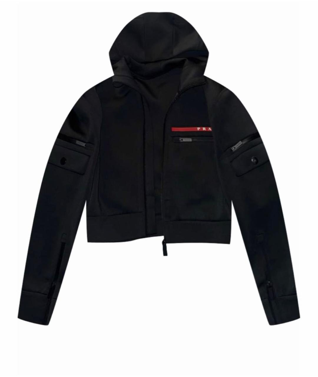 PRADA Черная спортивная куртка, фото 6