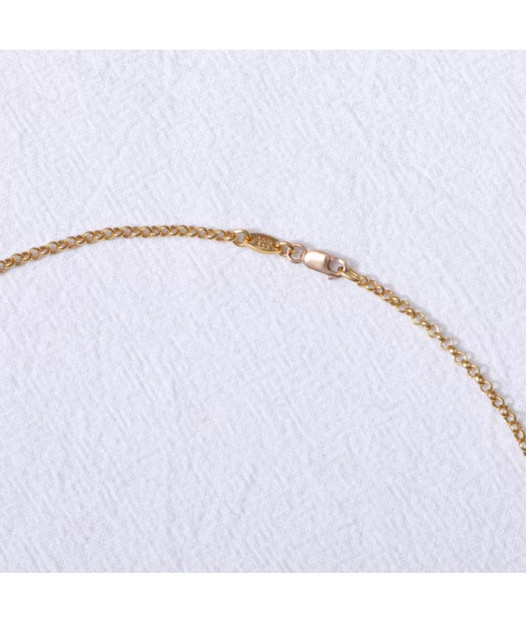 CHROME HEARTS Зеленая цепочка/подвеска из желтого золота, фото 2