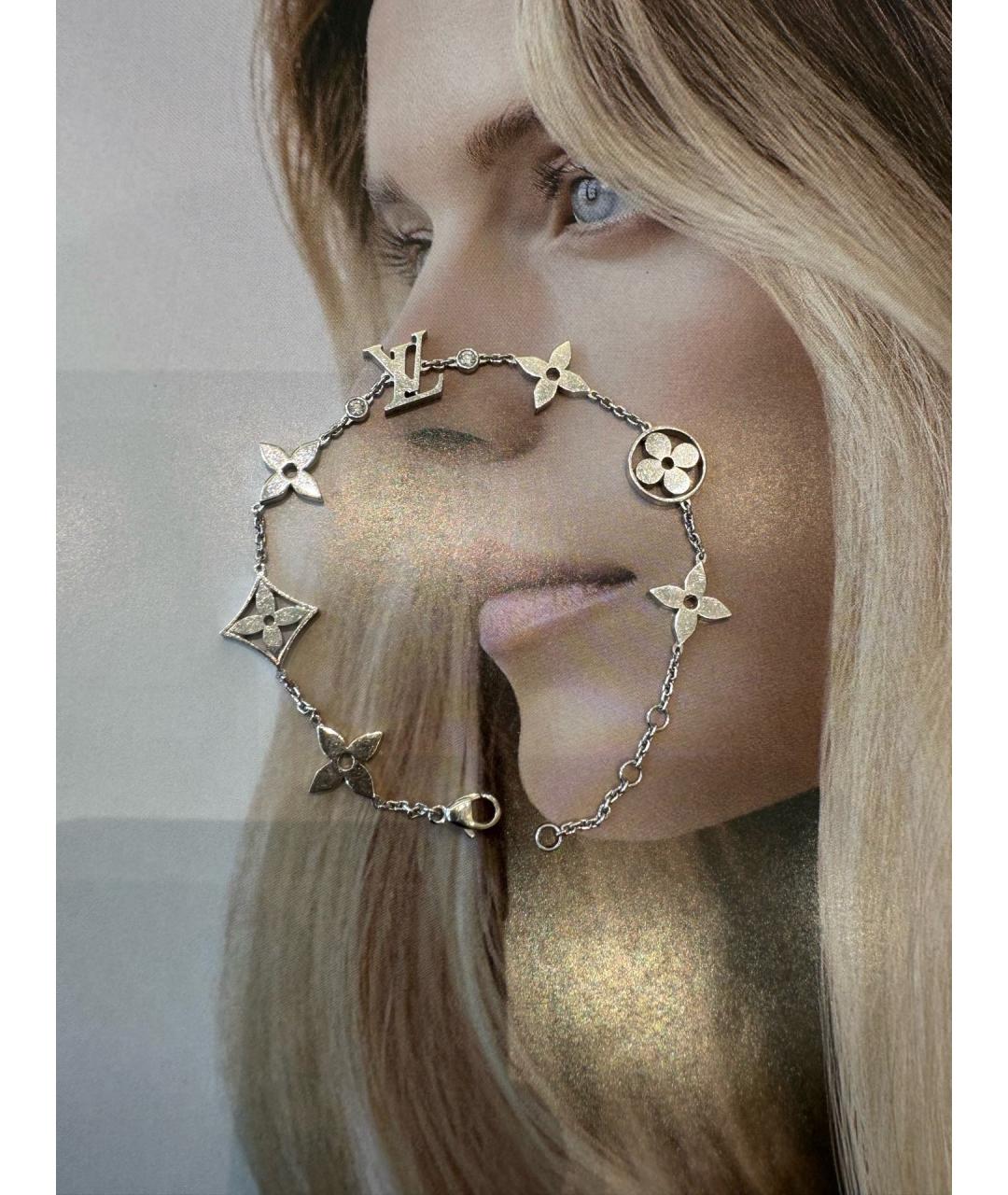 LOUIS VUITTON Серебрянный браслет из белого золота, фото 8