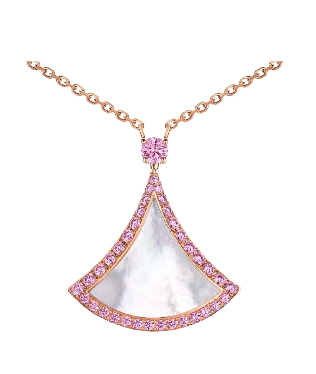 BVLGARI Золотая подвеска из розового золота, фото 1