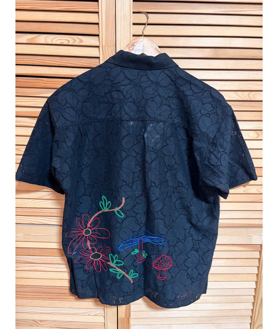 ANDERSSON BELL Черная хлопковая кэжуал рубашка, фото 2