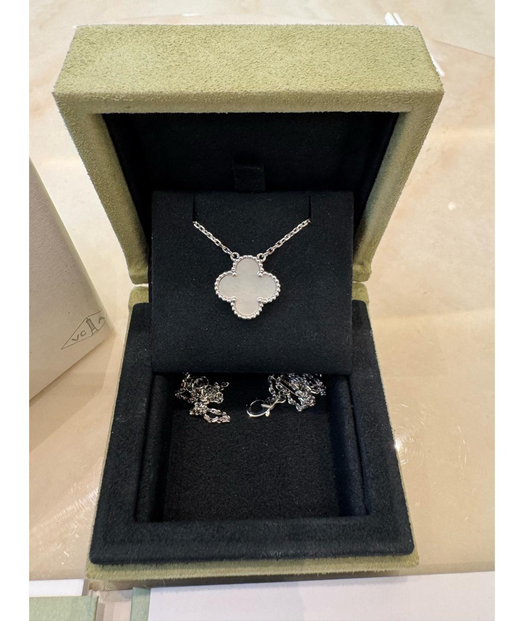 VAN CLEEF & ARPELS Серебряное колье из белого золота, фото 3