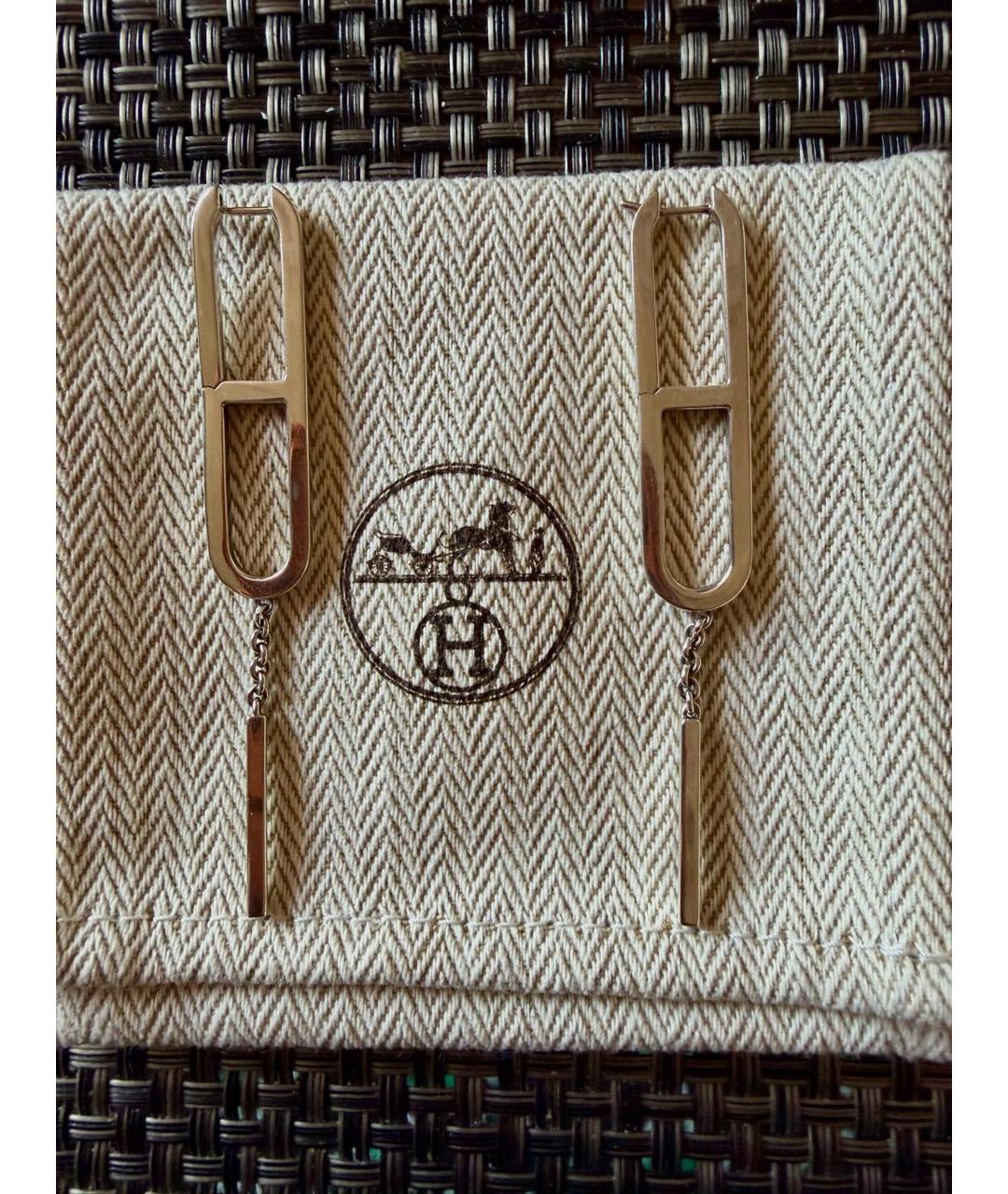 HERMES Серебряные серебряные серьги, фото 3