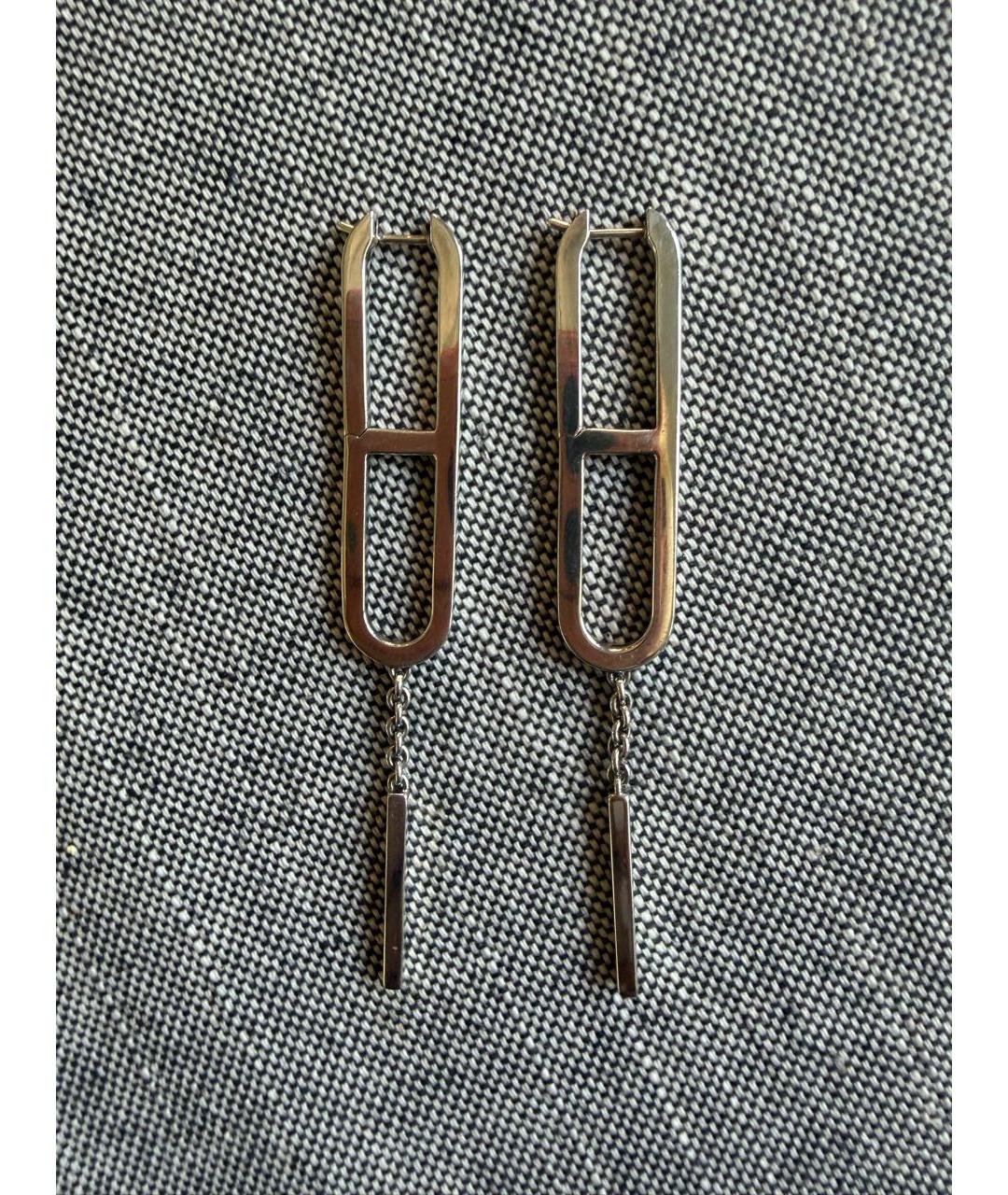 HERMES Серебряные серебряные серьги, фото 4