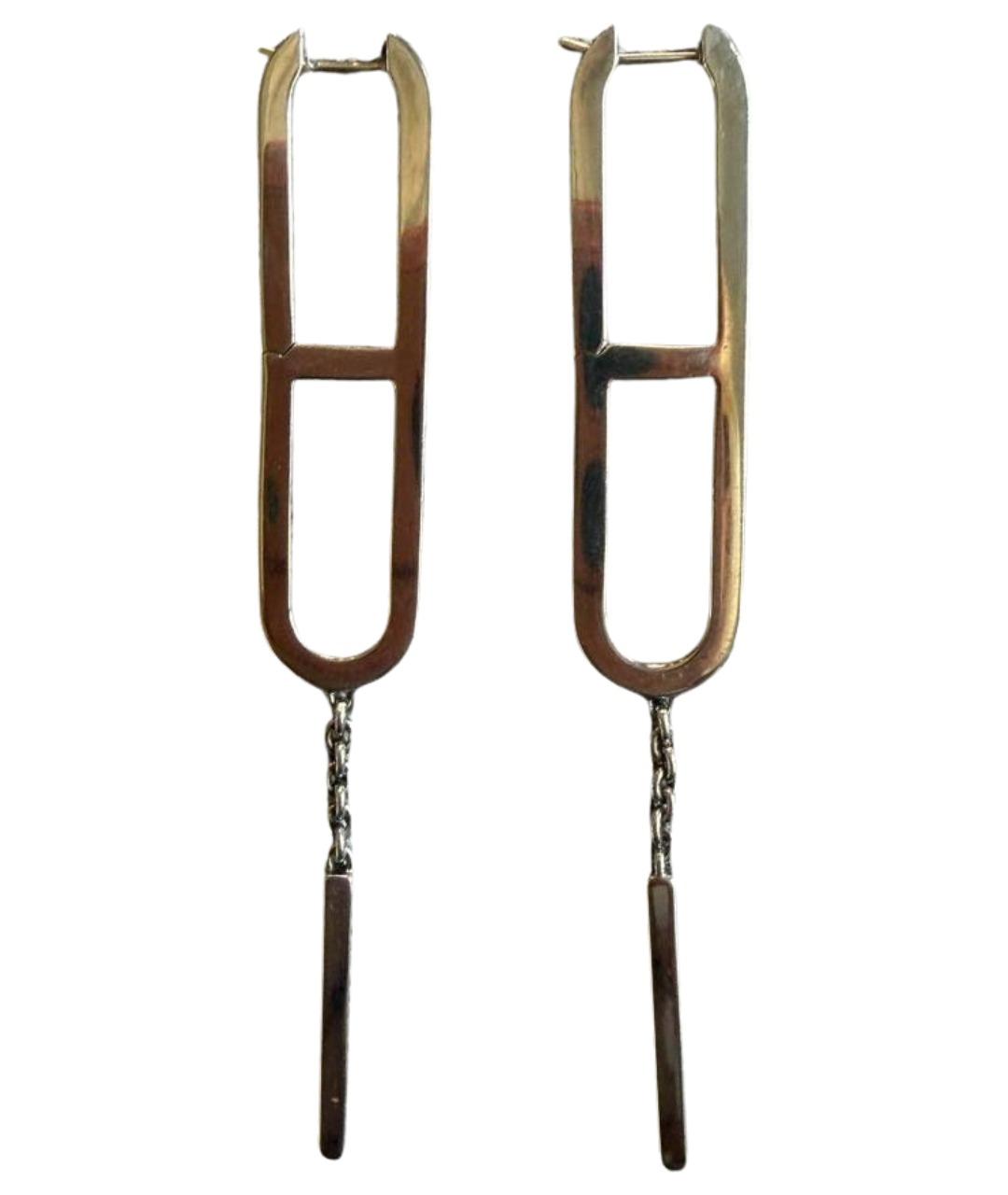 HERMES Серебряные серебряные серьги, фото 1