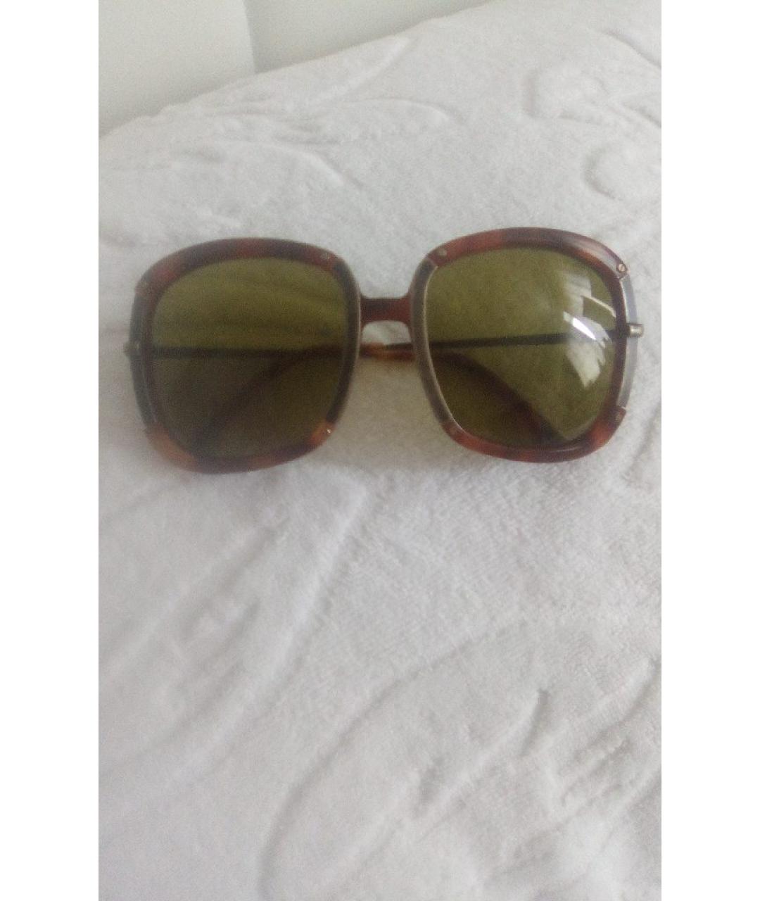 BOTTEGA VENETA Коричневые солнцезащитные очки, фото 9