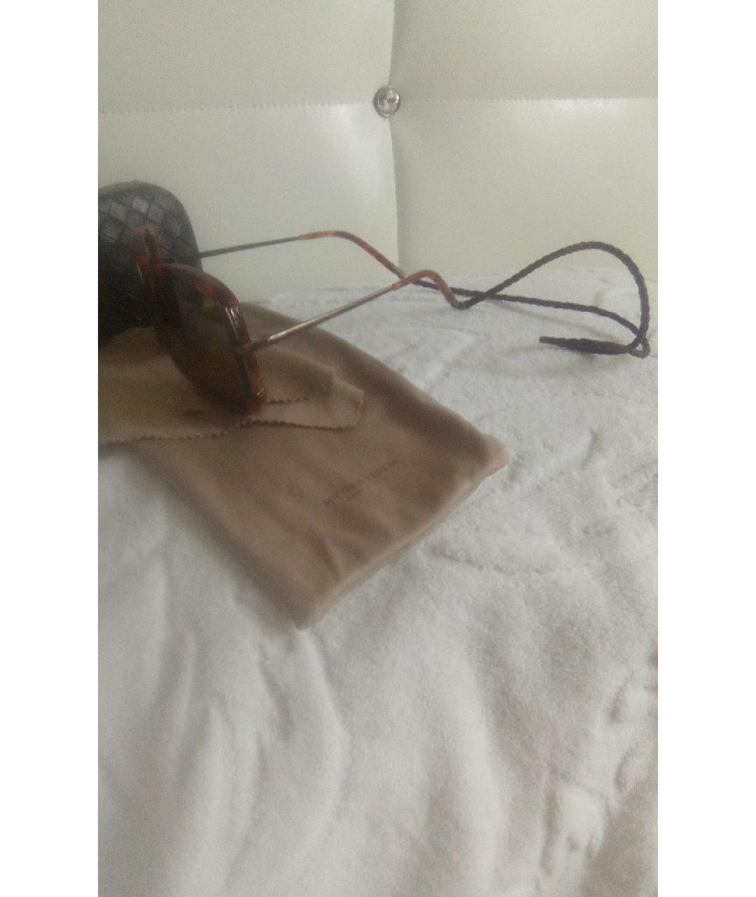 BOTTEGA VENETA Коричневые солнцезащитные очки, фото 5