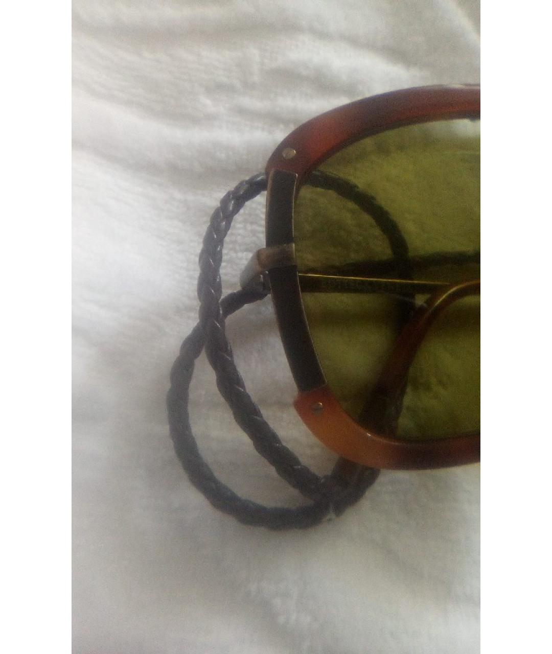 BOTTEGA VENETA Коричневые солнцезащитные очки, фото 8