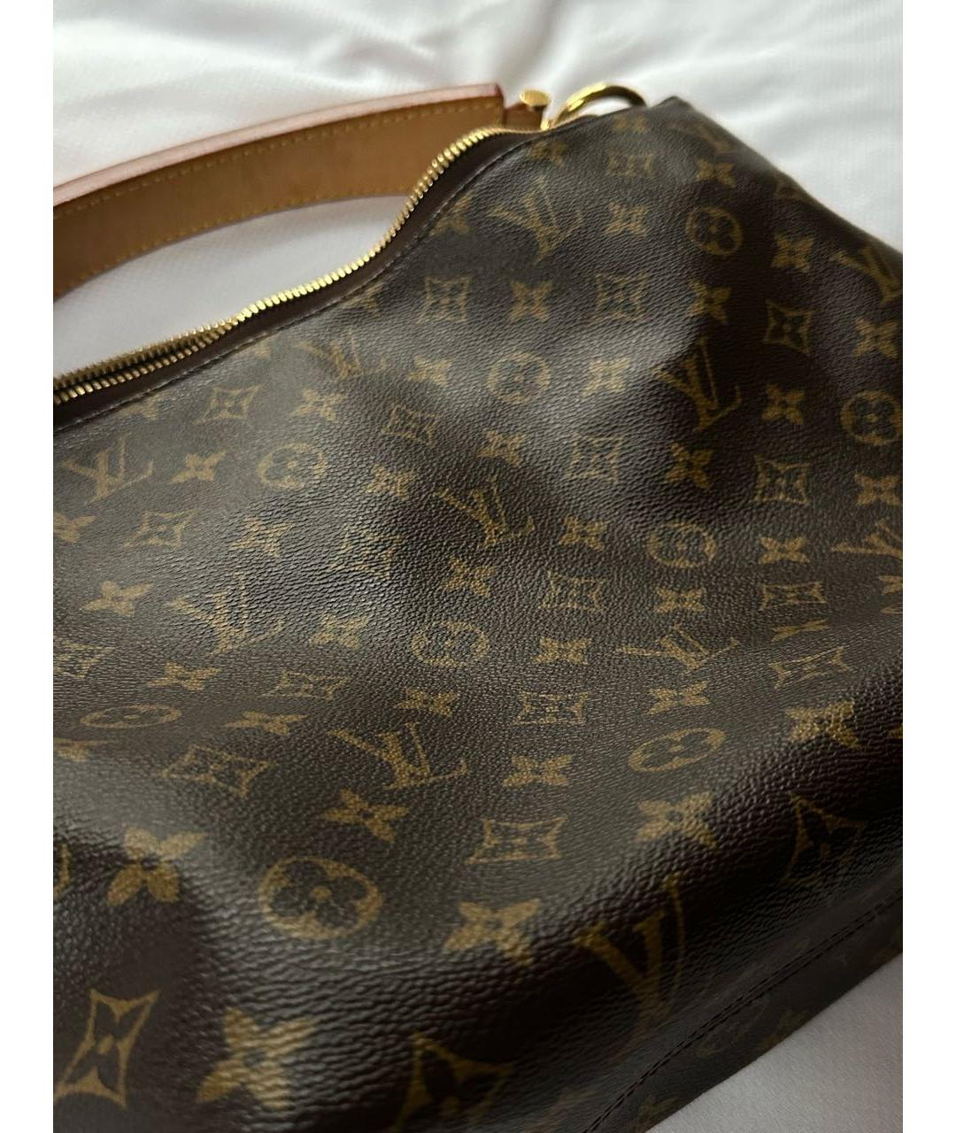 LOUIS VUITTON Коричневая сумка тоут, фото 3