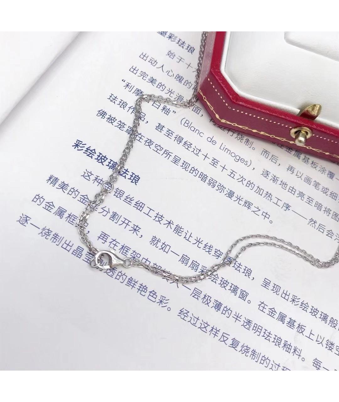 CARTIER Серебряное колье из белого золота, фото 2