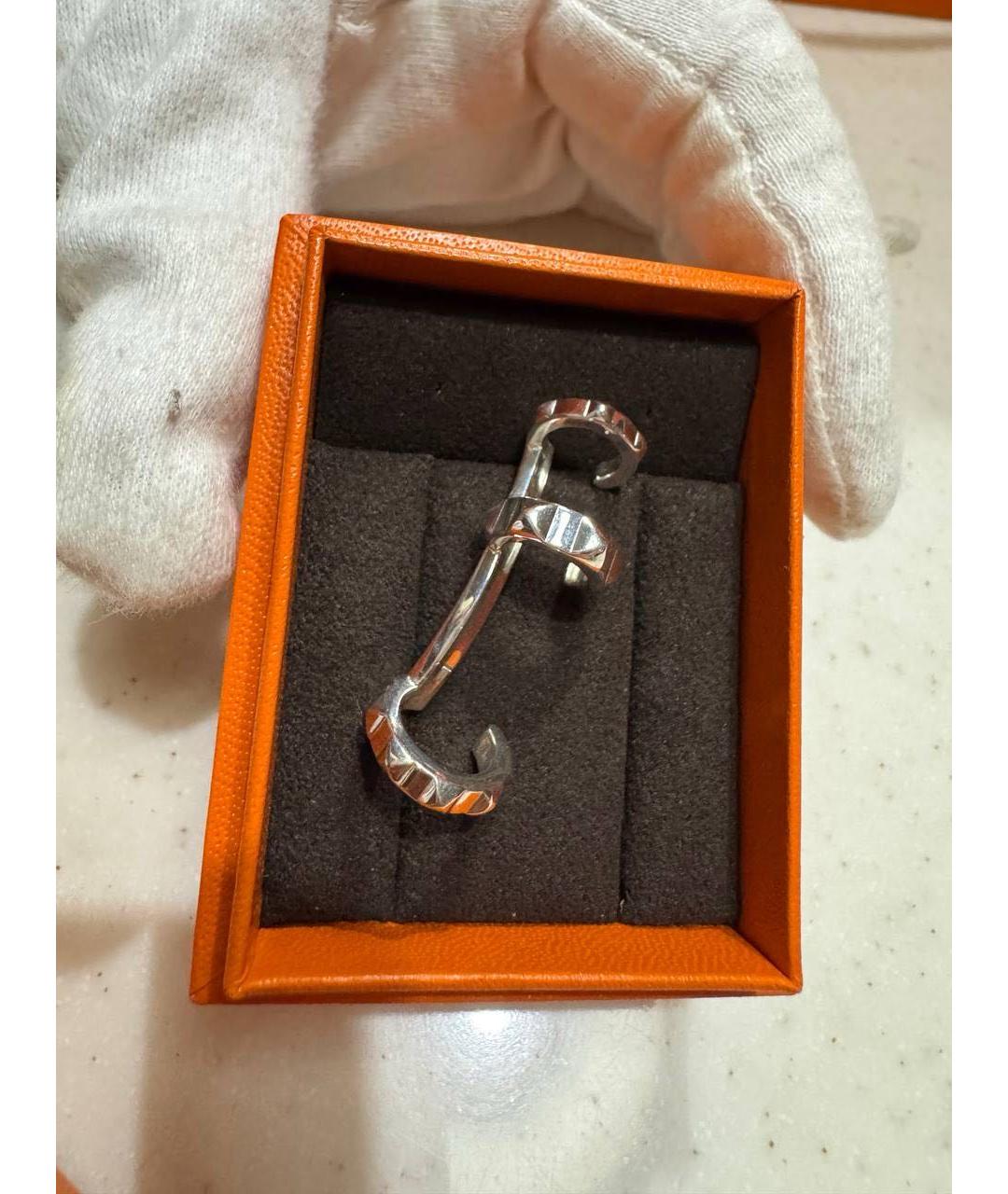 HERMES Серебряные серебряные серьги, фото 2