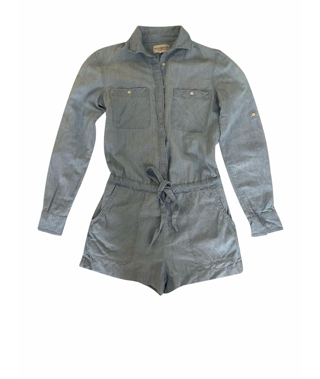 RALPH LAUREN Голубой деним комбинезон, фото 1