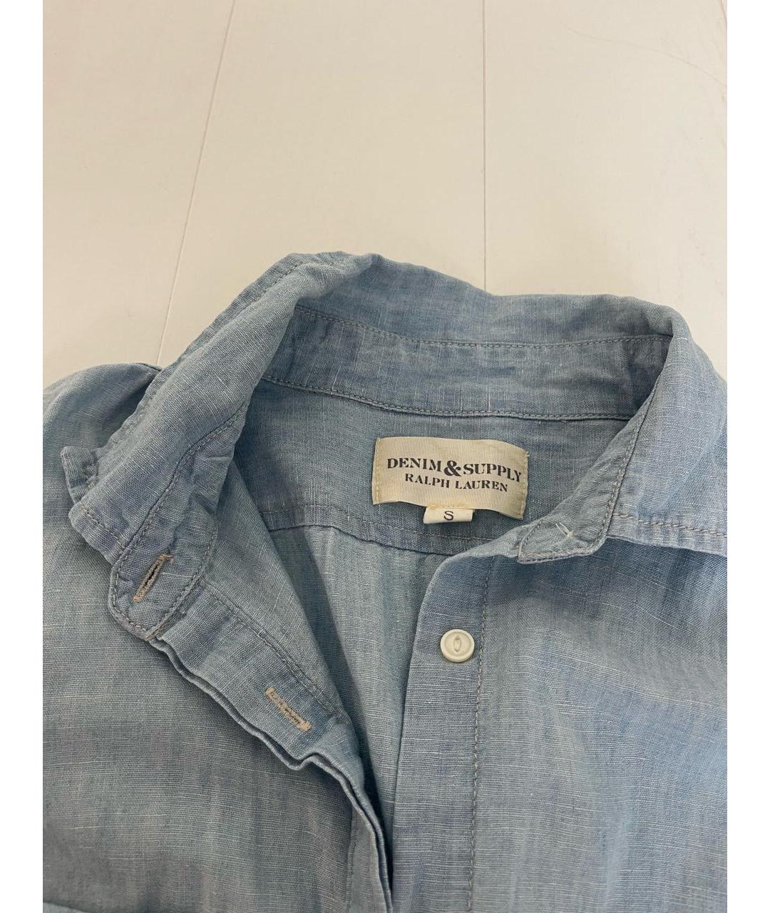 RALPH LAUREN Голубой деним комбинезон, фото 3