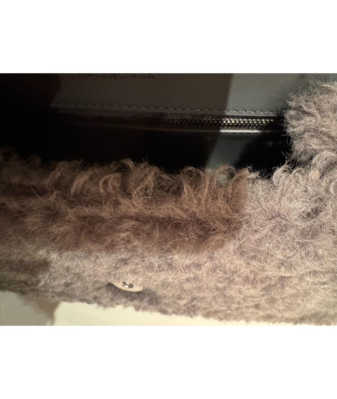 BALENCIAGA Серая сумка с короткими ручками, фото 4