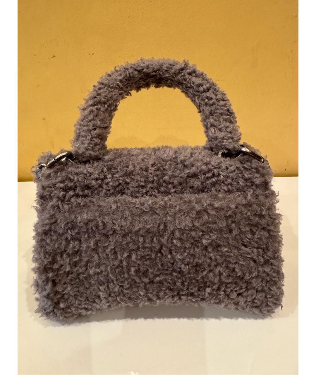 BALENCIAGA Серая сумка с короткими ручками, фото 3