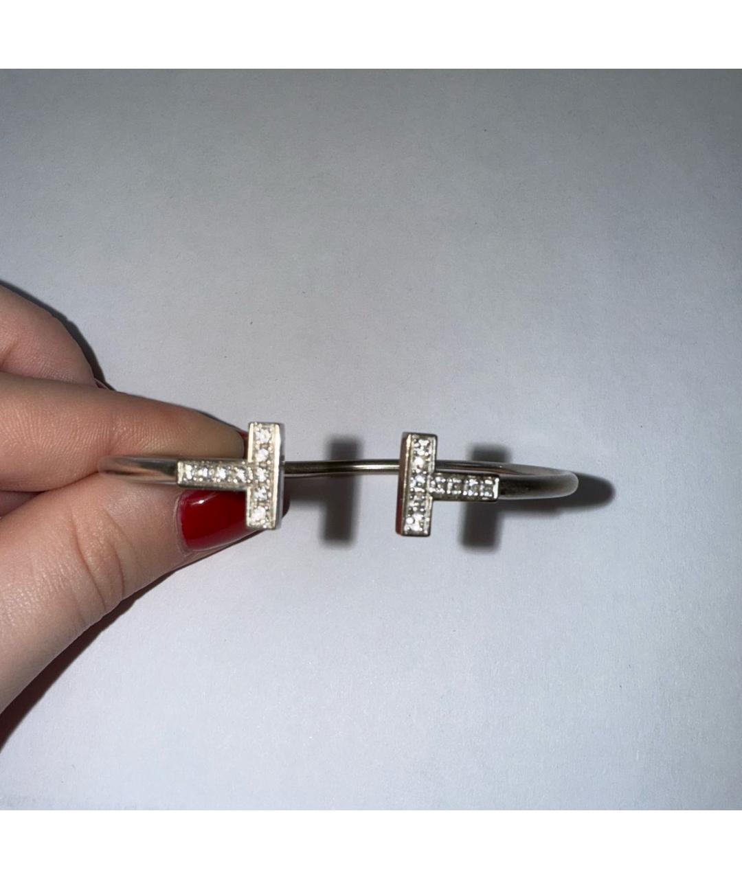 TIFFANY&CO Серебрянный браслет из белого золота, фото 2