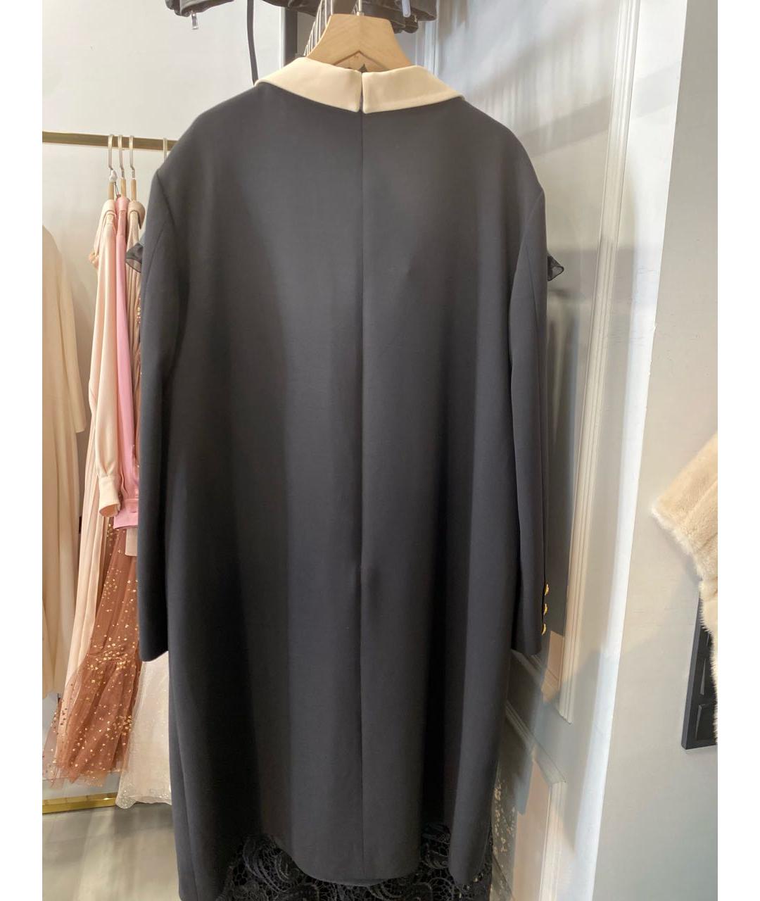 GUCCI Черное шерстяное коктейльное платье, фото 3