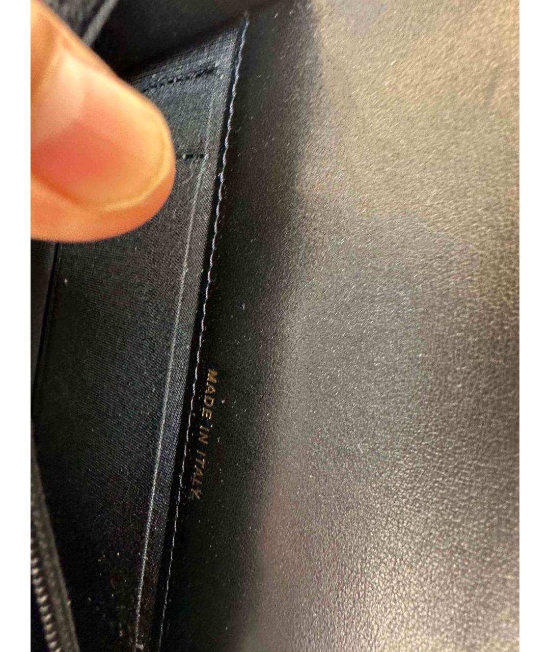 CHANEL Черная кожаная сумка через плечо, фото 8