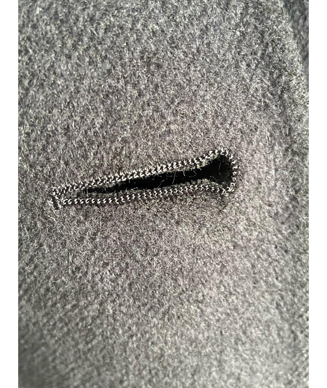 'S MAX MARA Антрацитовое шерстяное пальто, фото 4