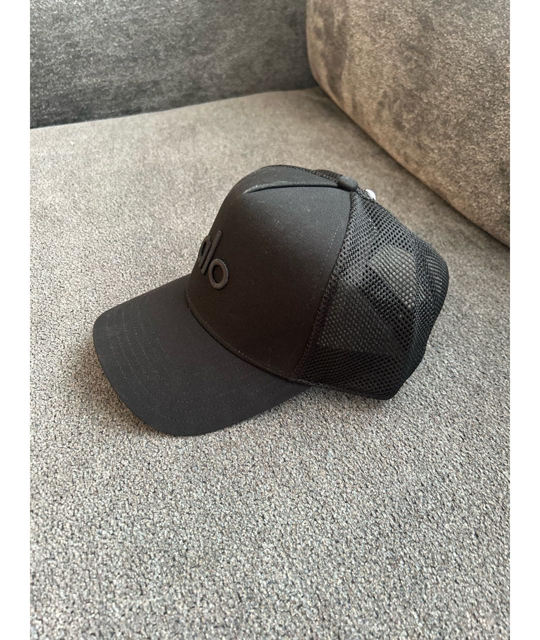 ALO YOGA Черная синтетическая кепка, фото 2