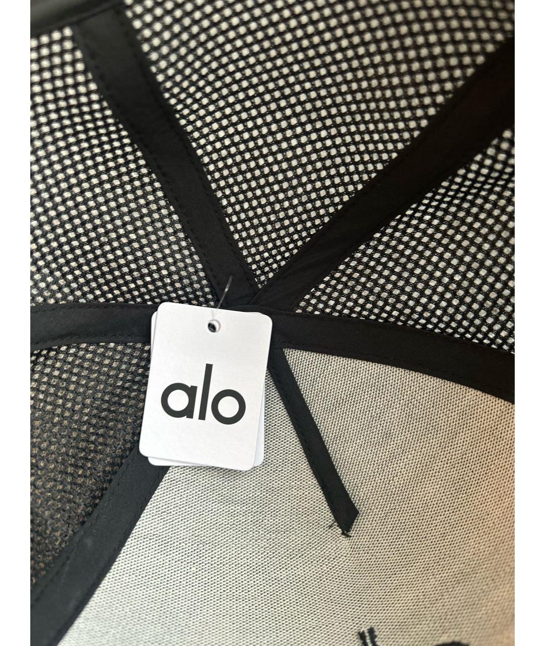 ALO YOGA Черная синтетическая кепка, фото 4
