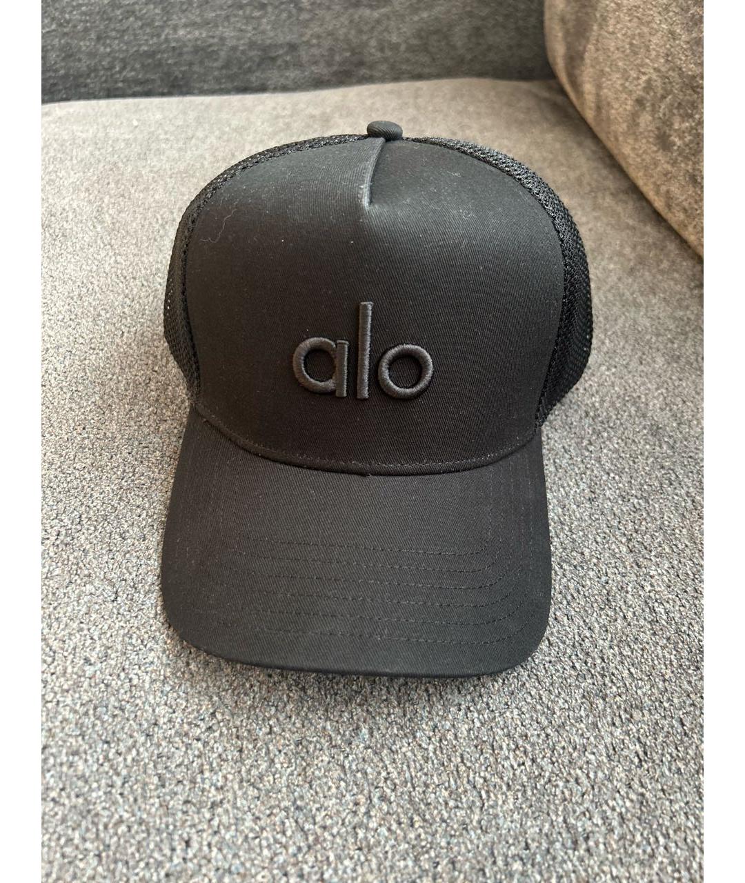 ALO YOGA Черная синтетическая кепка, фото 6