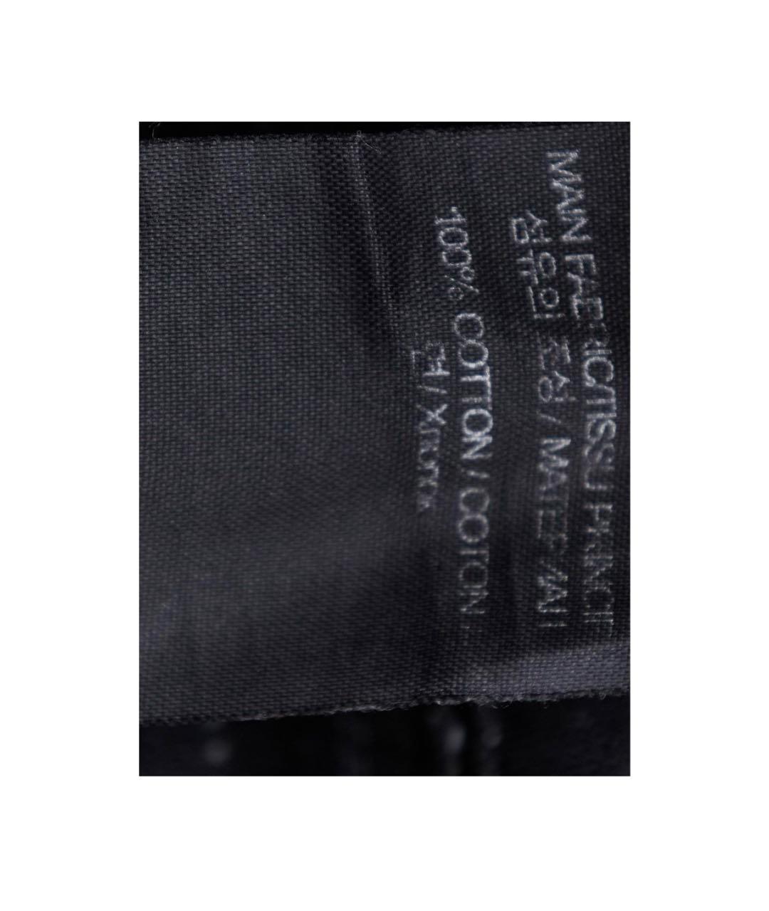 VETEMENTS Черные хлопковые прямые джинсы, фото 8