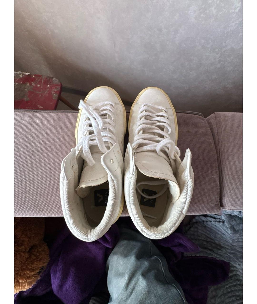 VEJA Белые кожаные кеды, фото 3