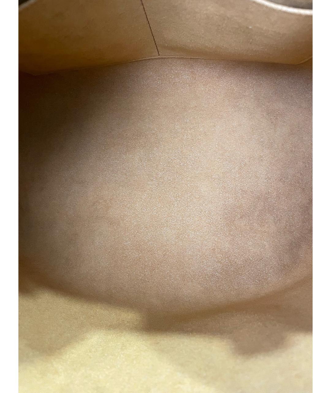 LOUIS VUITTON Черная кожаная сумка тоут, фото 6