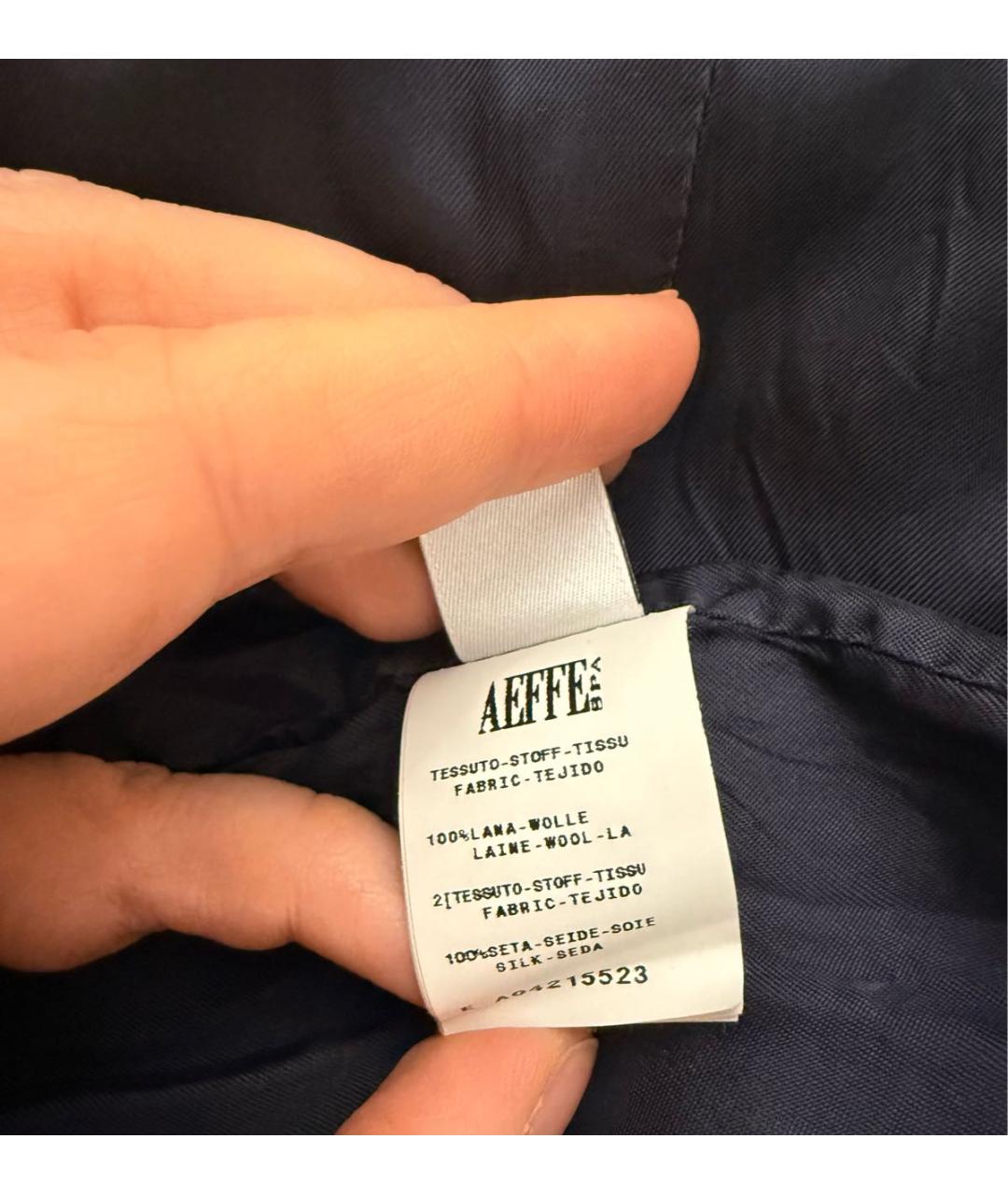 MOSCHINO Темно-синее шерстяное повседневное платье, фото 4