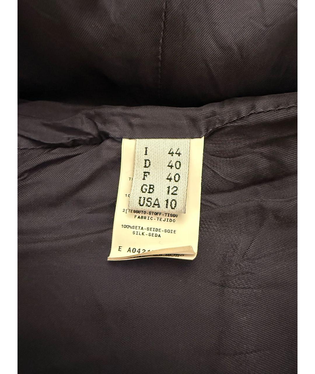 MOSCHINO Темно-синее шерстяное повседневное платье, фото 3