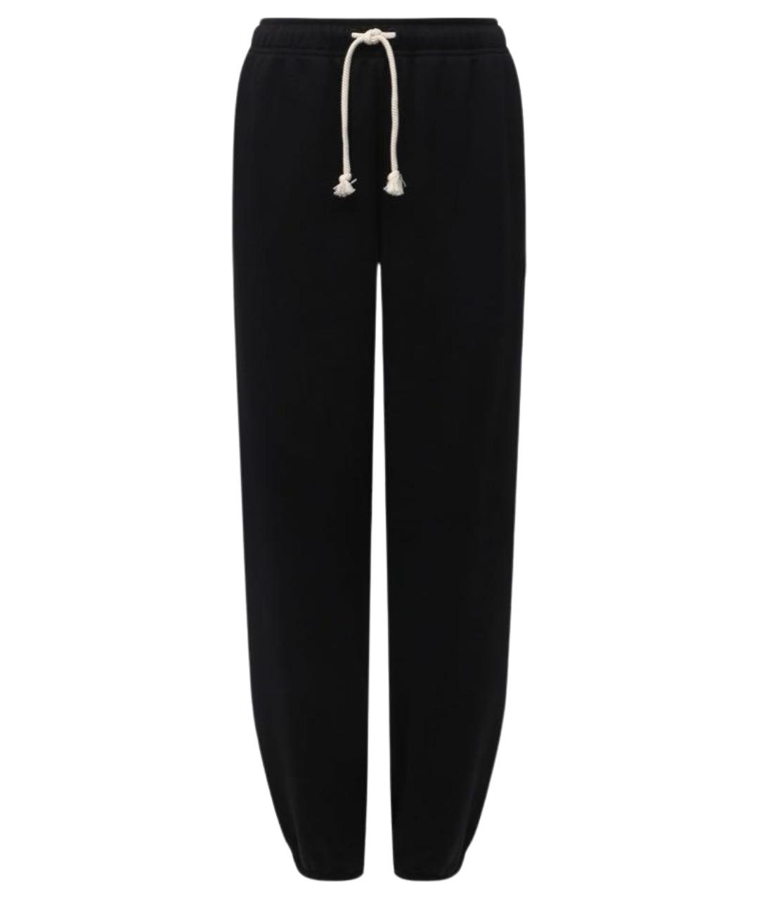 ACNE STUDIOS Черные хлопковые спортивные брюки и шорты, фото 1