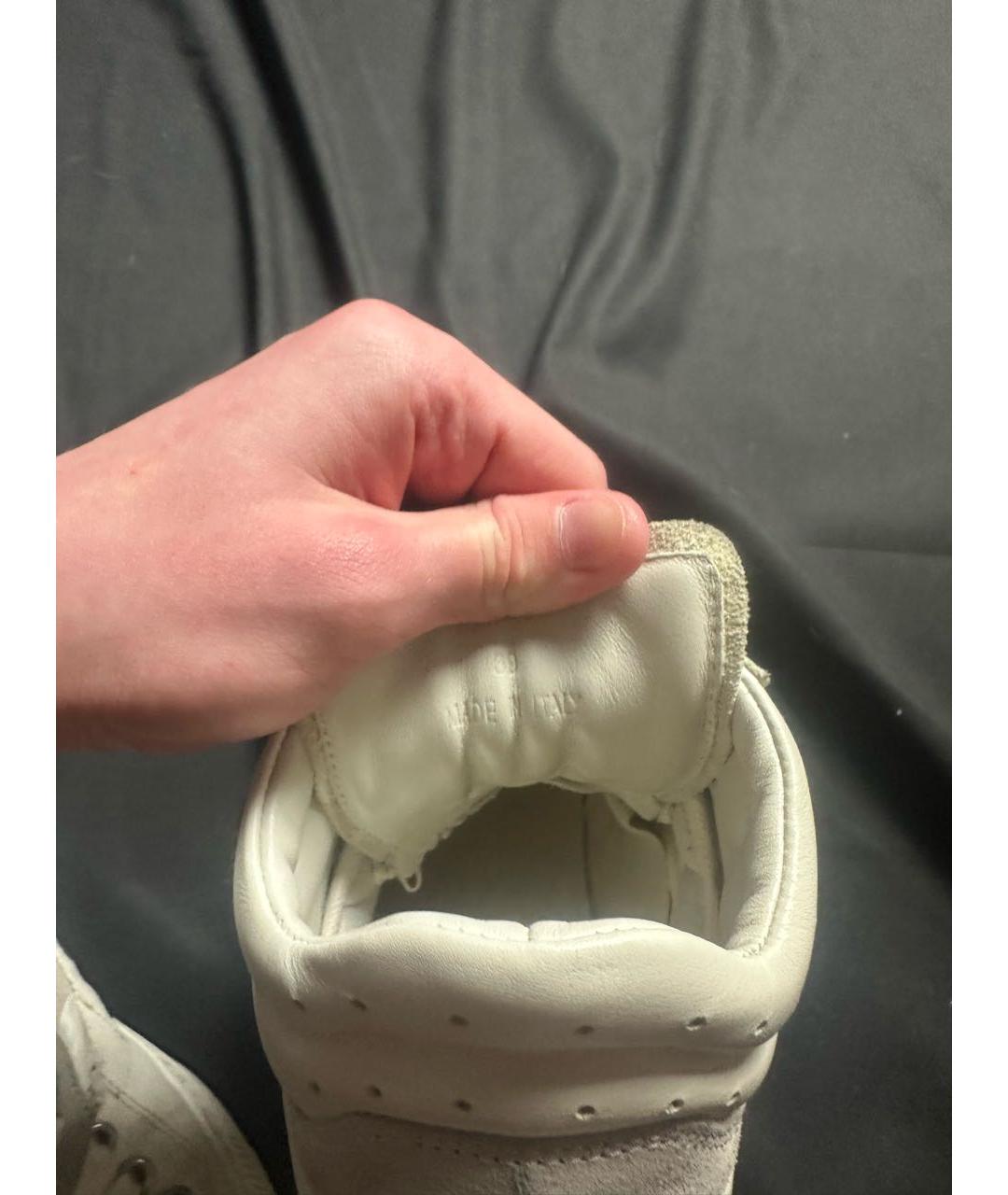 MAISON MARGIELA Белые кожаные кеды, фото 7