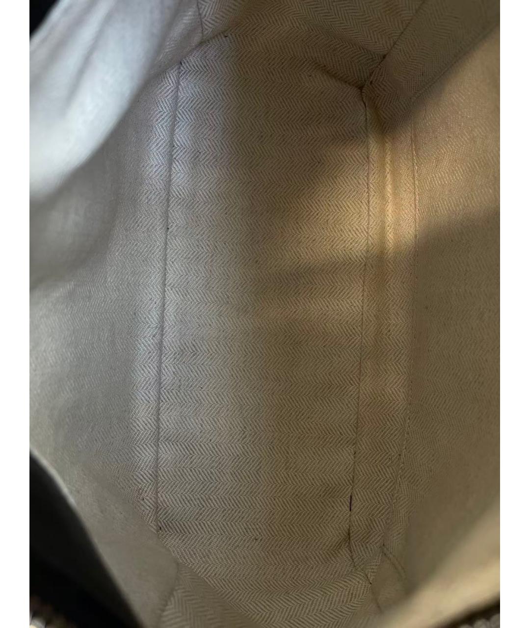 LOEWE Черная кожаная сумка с короткими ручками, фото 6