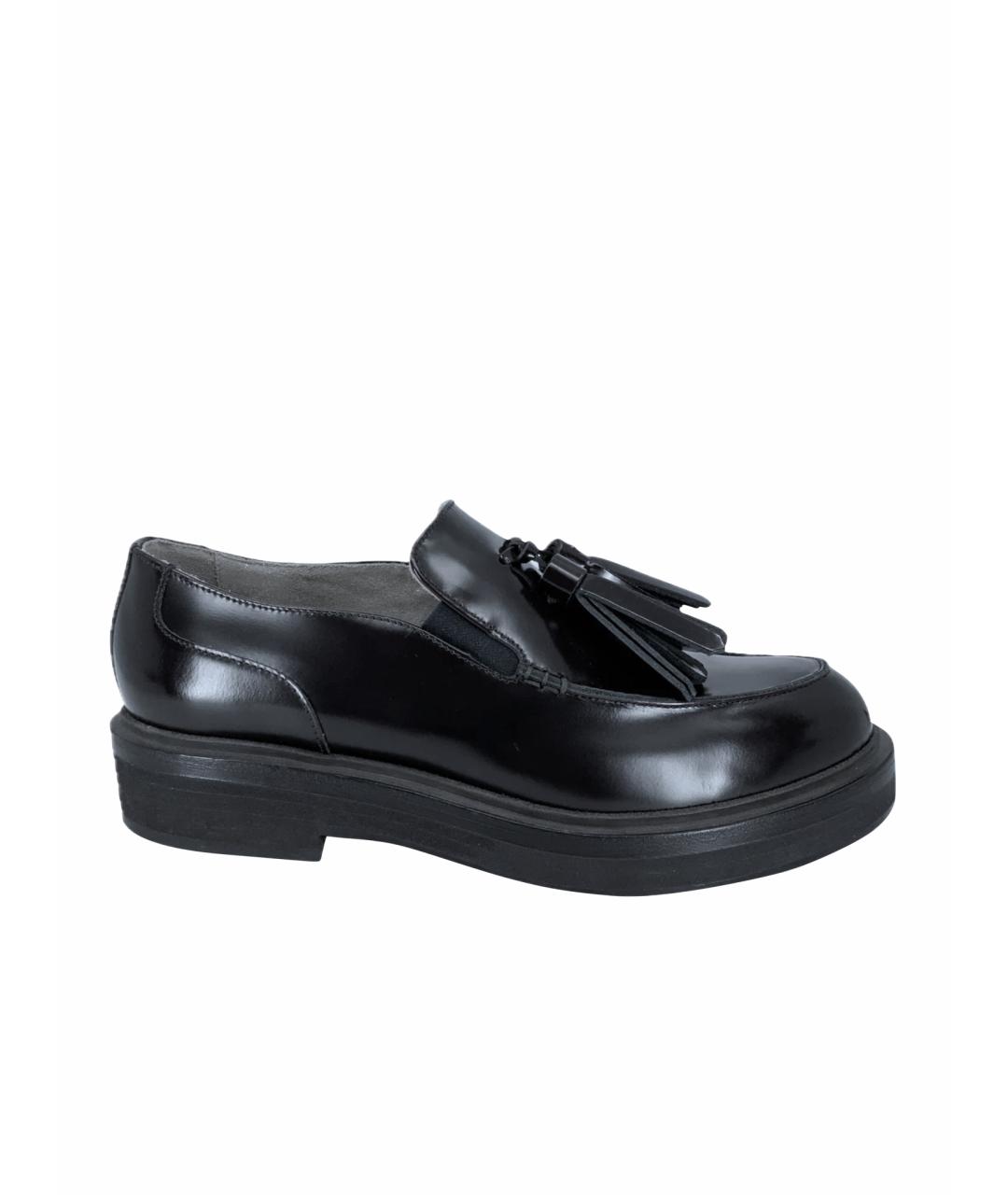 BRUNELLO CUCINELLI Темно-синие кожаные лоферы, фото 1