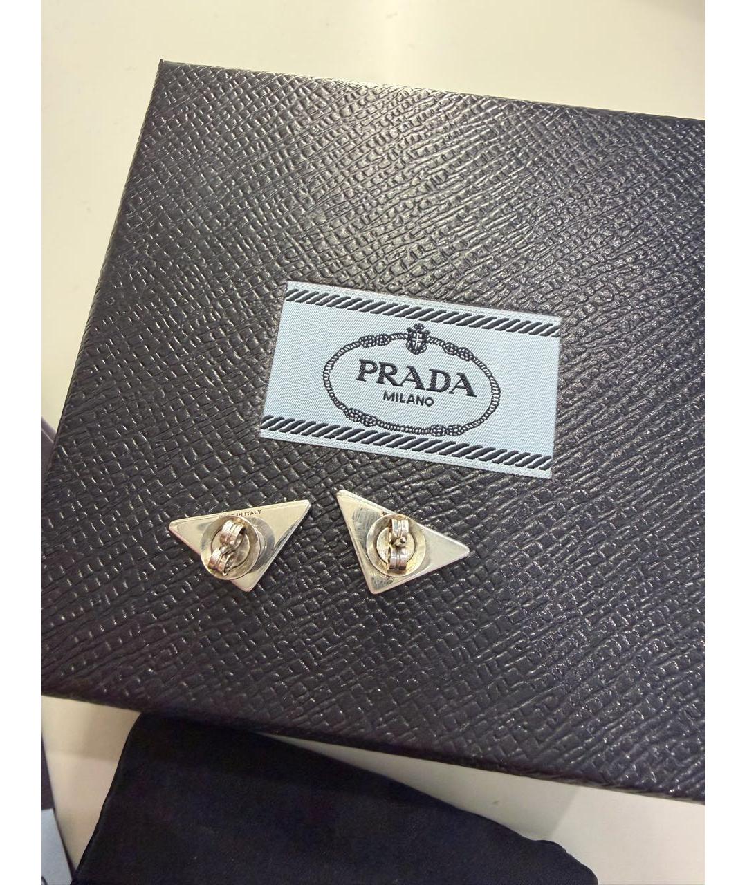 PRADA Черные серьги, фото 4