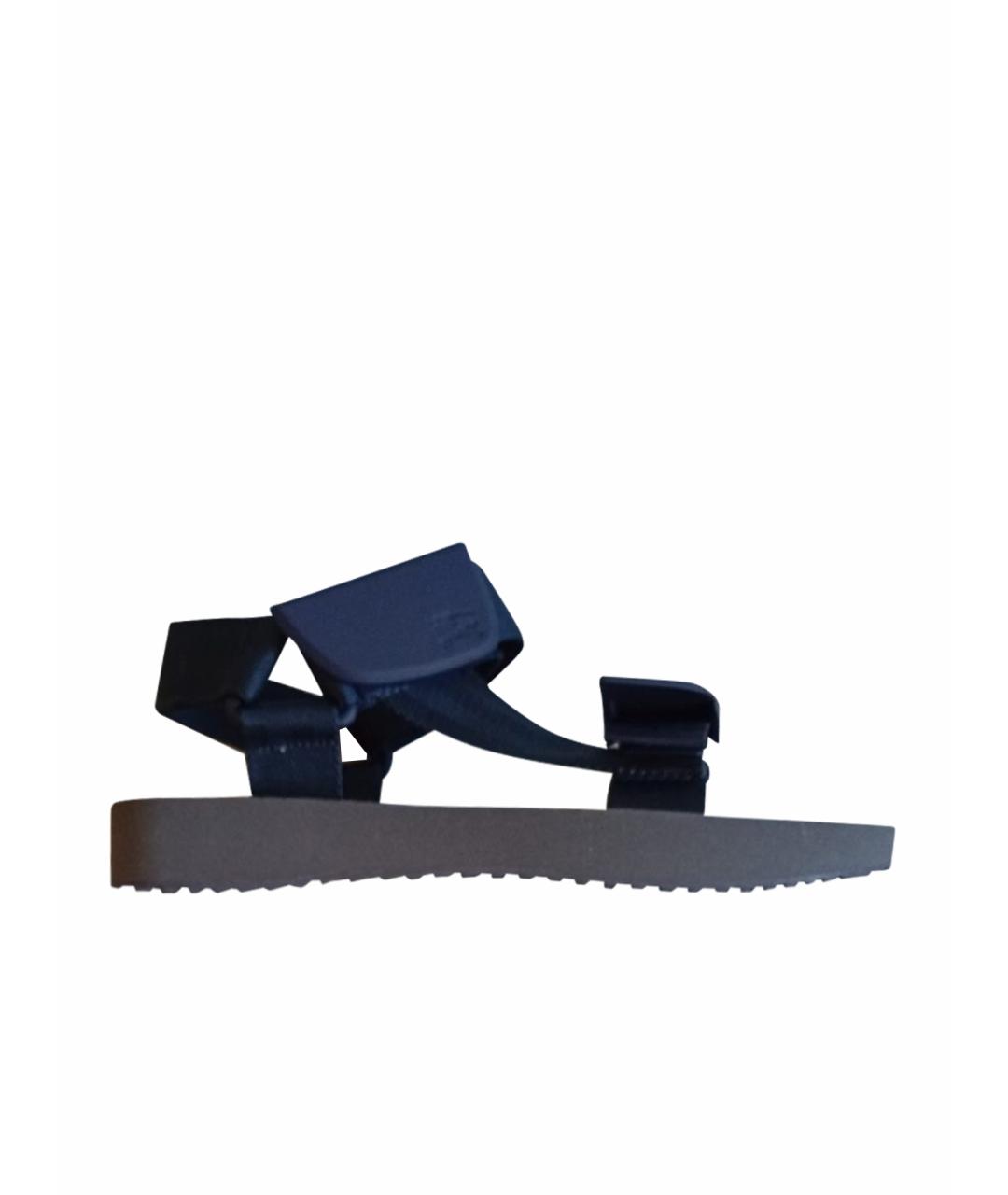 BURBERRY Темно-синие сандалии, фото 1