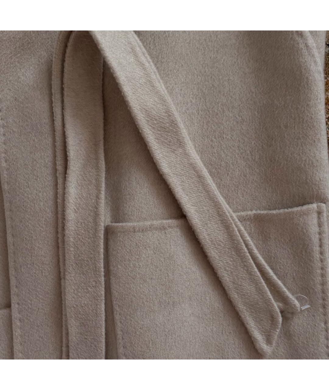 MAX MARA Бежевое кашемировое пальто, фото 5