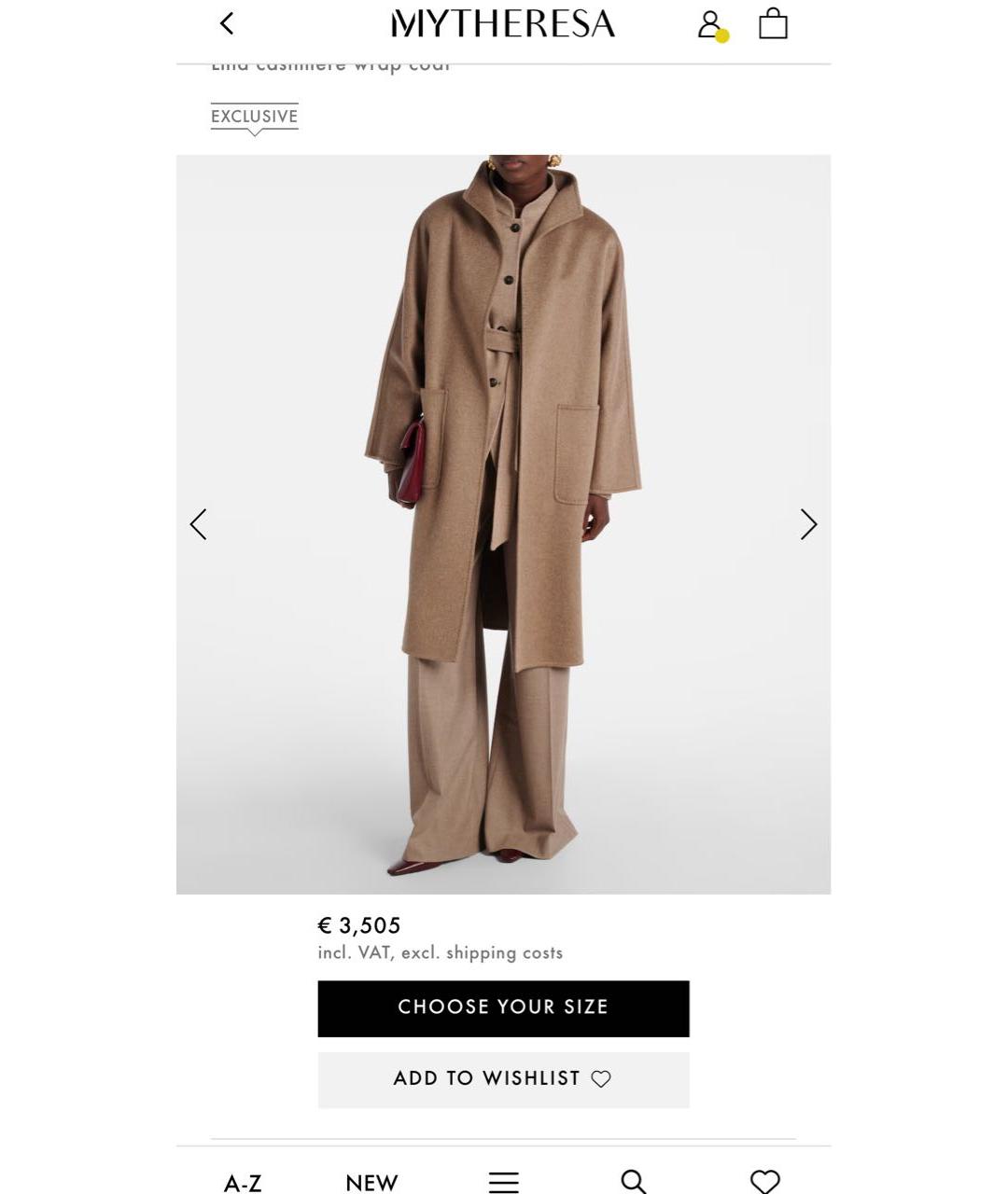 MAX MARA Бежевое кашемировое пальто, фото 6