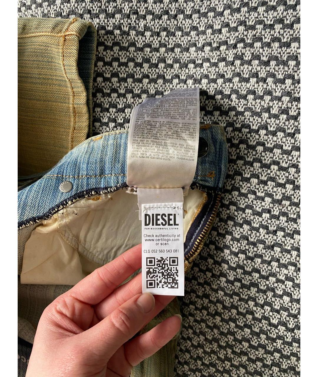 DIESEL Хлопко-эластановая юбка мини, фото 6