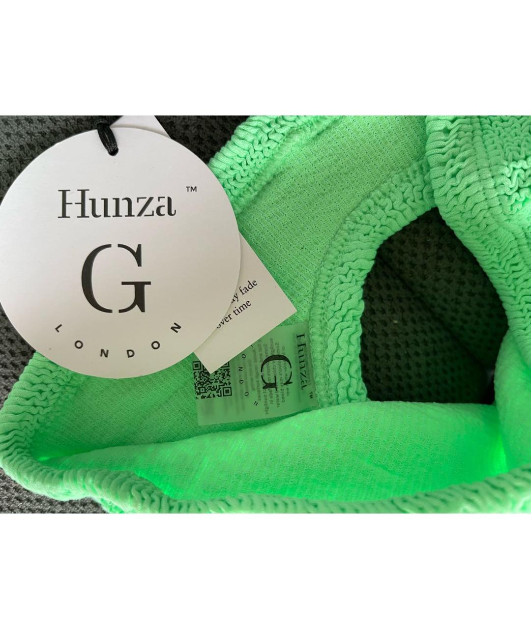 HUNZA G Салатовый купальник, фото 5