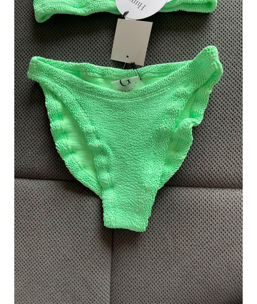 HUNZA G Салатовый купальник, фото 7